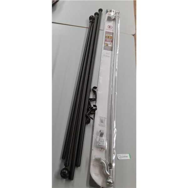 Various Curtain Rods Up To 53.5"-Cannot Ship