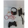 Image 2 : Sony Containers- (2) Motion Containers, Headphones, HDMI Carbs, Type C Charger, Misc