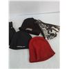 Image 3 : (3) Pairs Of Gloves- XL & Approx S, (3)Toques, Winter Face Mask, Organizer 14.5"x8.5"