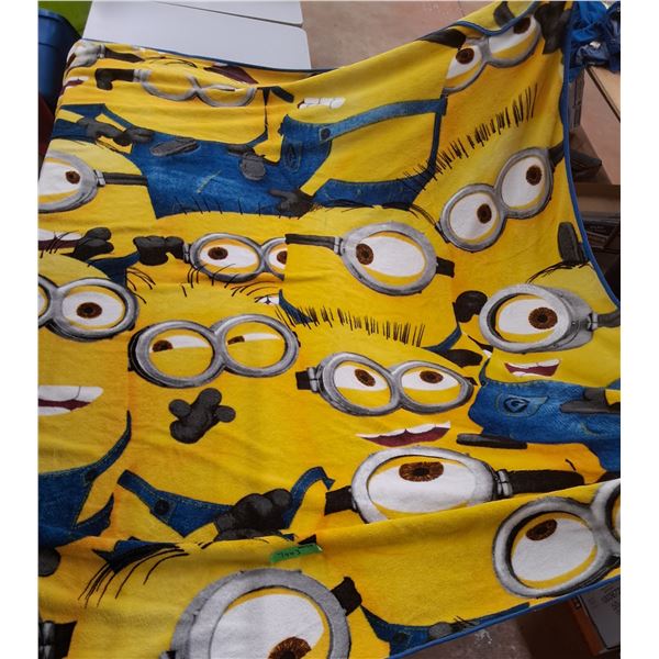 Minions Blanket Approx 84"x 68"