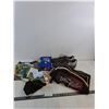 Image 1 : Helix Golf Shoes- 10, Gloves, Golf Tees, Various Golf Course Score Sheets, Hand Towel