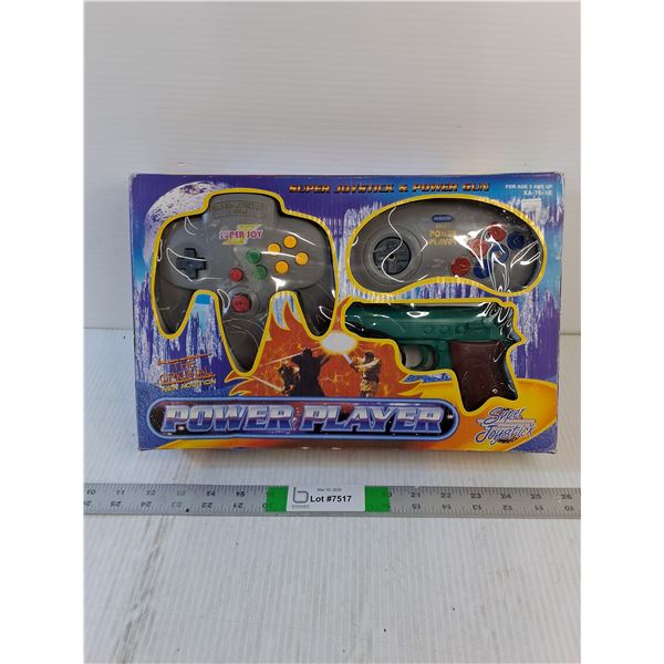 Video Game- Vintage- Joystick/Power Gun