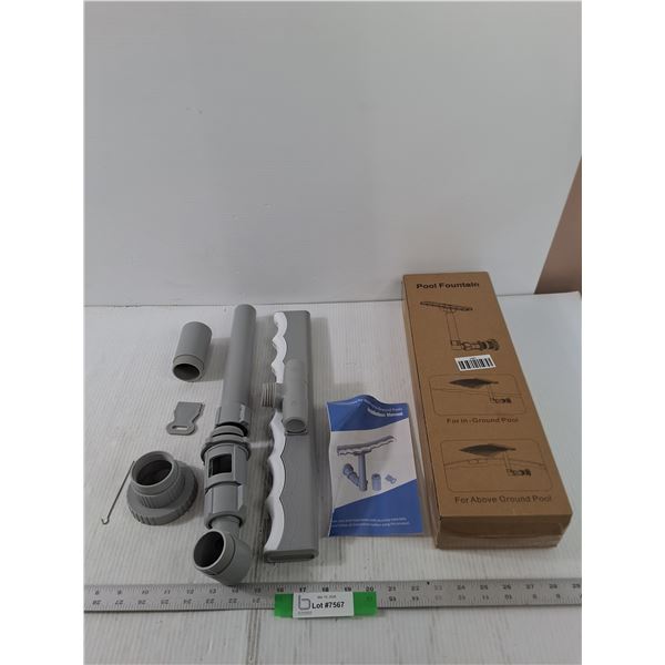 Pool Fountain for Above Ground Pools, As Is, Has Installation Manual