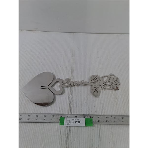 Love Mirror House Decor, 15" x 6"