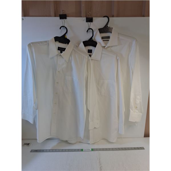 (3) Mens Dress Shirts  - 16 Neck/Size 32
