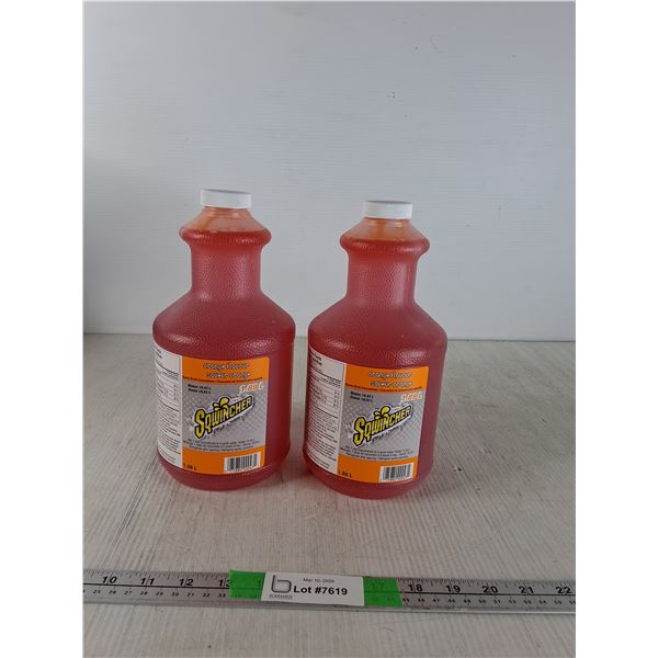 (2) Orange Flavour Sqwincher Sport Drink Concentrate ( cannot ship)