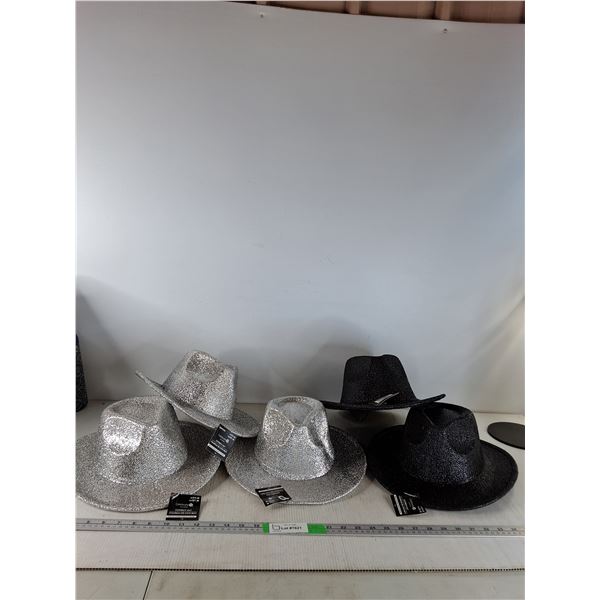 (5) Glittery Cowboy Hats