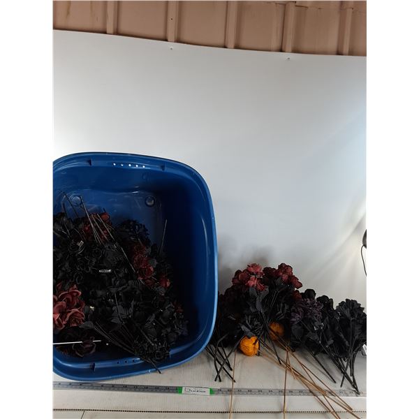 Artificial Flowers, Storage Tub- 23"x19"x13" (cannot ship)