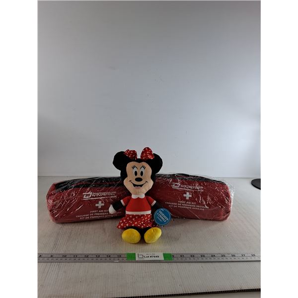 (2) First Aid Bags, Mickey Mouse Dog Squeaker