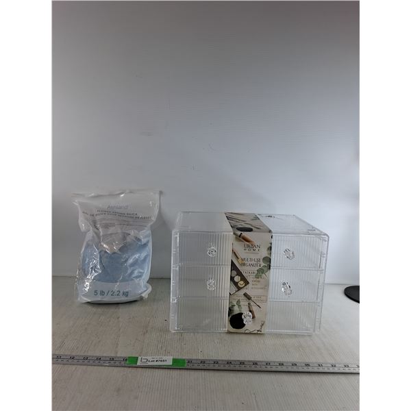 Bag Of Flower Drying Silica, Multi-Use Organizer 13.5"x9"x9.5"