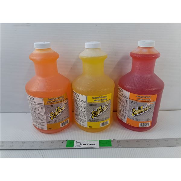(3) Bottles of Sqwincher Sport Drink Concentrate- Sealed, Cannot Ship