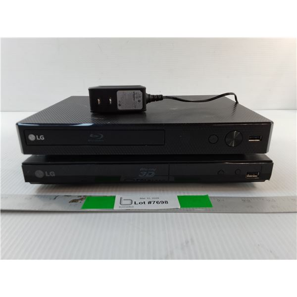 (2) LG Blu Ray Players & One Cord- Both Power On