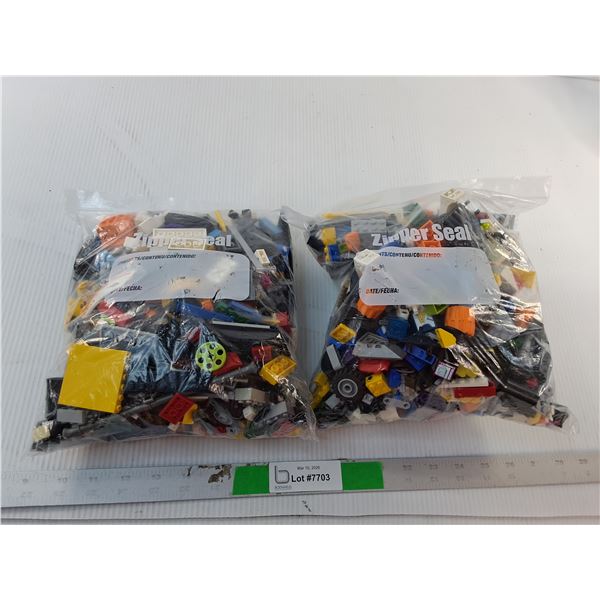 (2) Bags of Lego
