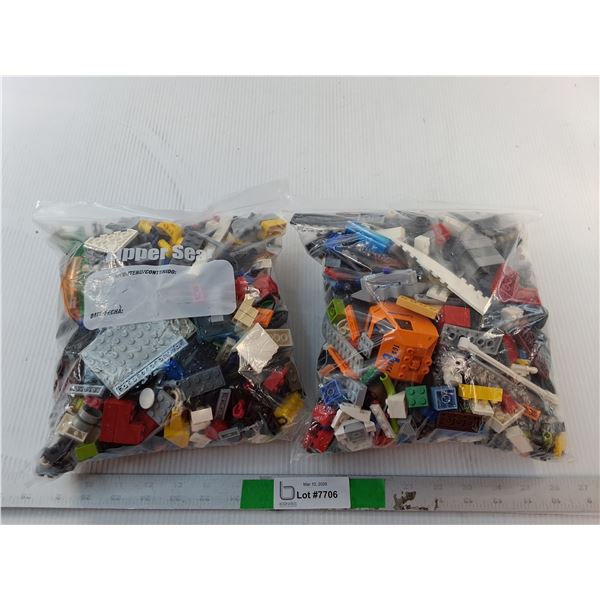 (2) Bags of Lego