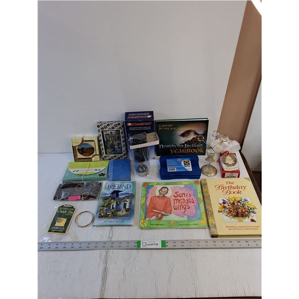 Assorted  - Books, Travel Souvenir,  Pepper Mill, Bracelet,  Pins, Coasters,  Misc,
