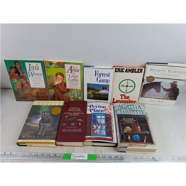 (9) Books - Eric Ambler, Winston Groom, Agatha Christie