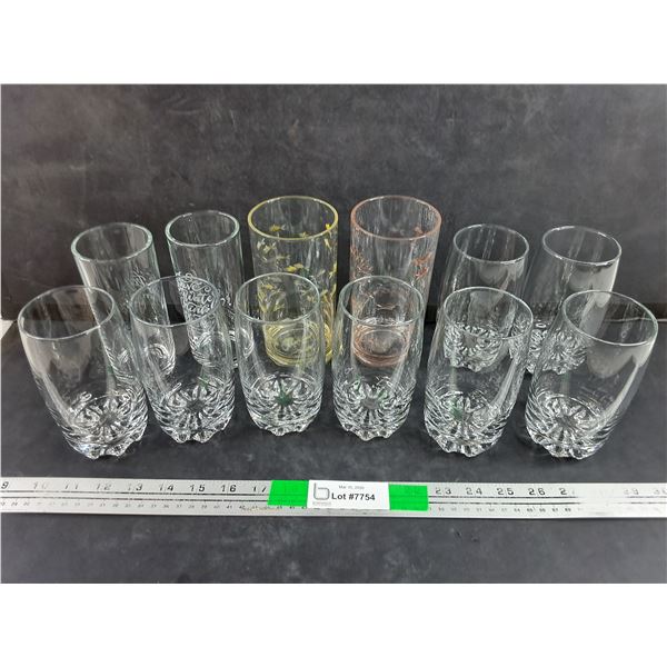 Set of 8 Matching Glasses and 4 Misc
