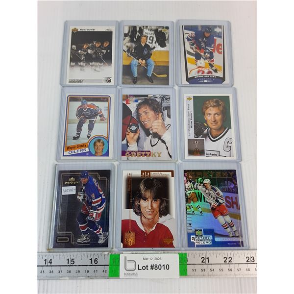 (9) Vintage Hockey Cards- Wayne Gretzky-Cannot Authenticate