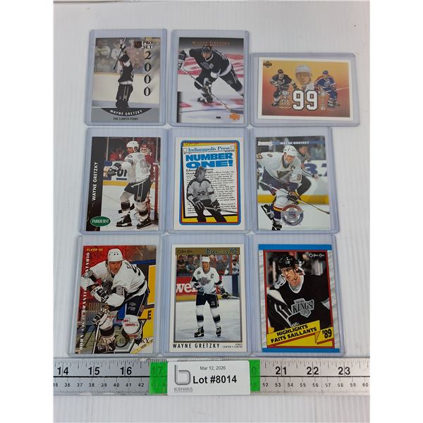 (9) Vintage Hockey Cards- Wayne Gretzky-Cannot Authenticate