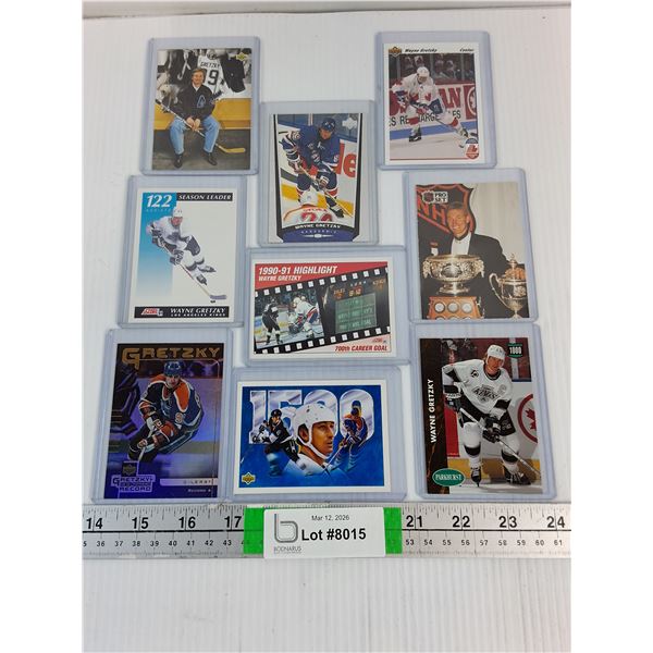 (9) Vintage Hockey Cards- Wayne Gretzky-Cannot Authenticate