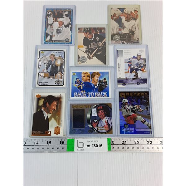 (9) Vintage Hockey Cards- Wayne Gretzky-Cannot Authenticate