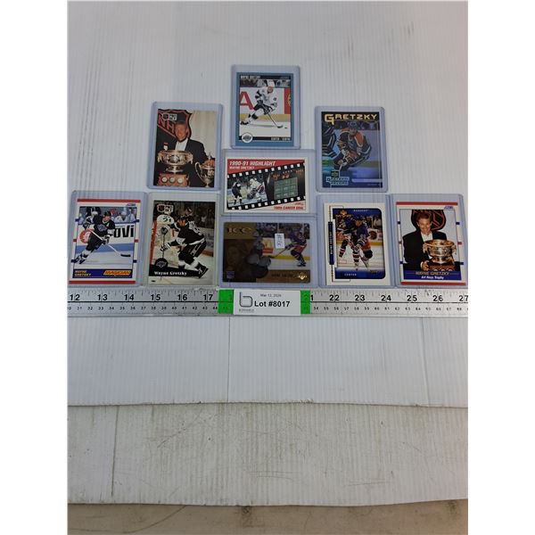 (9) Vintage Hockey Cards- Wayne Gretzky-Cannot Authenticate