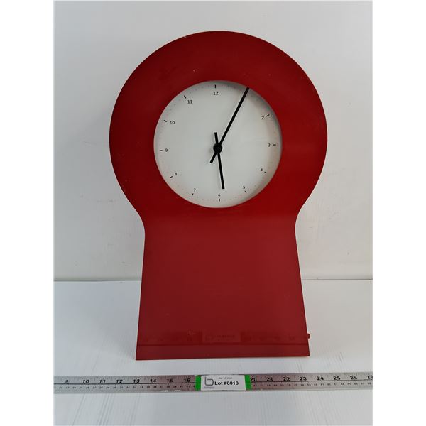 Vintage IKEA Red Key Lock Metal Cabinet Wall Hanging-18.5"x11"
