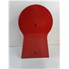 Image 5 : Vintage IKEA Red Key Lock Metal Cabinet Wall Hanging-18.5"x11"