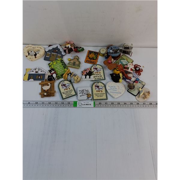 Large Lot of Assorted Fridge Magnets