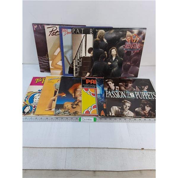 (11) Records Featuring (5) Pat Benatar,Partridge Family,Parachute Club and more