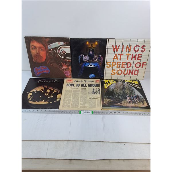 (6) Records Featuring Paul McCartney and Wings,Eric Burdon and Wes Dakus Album