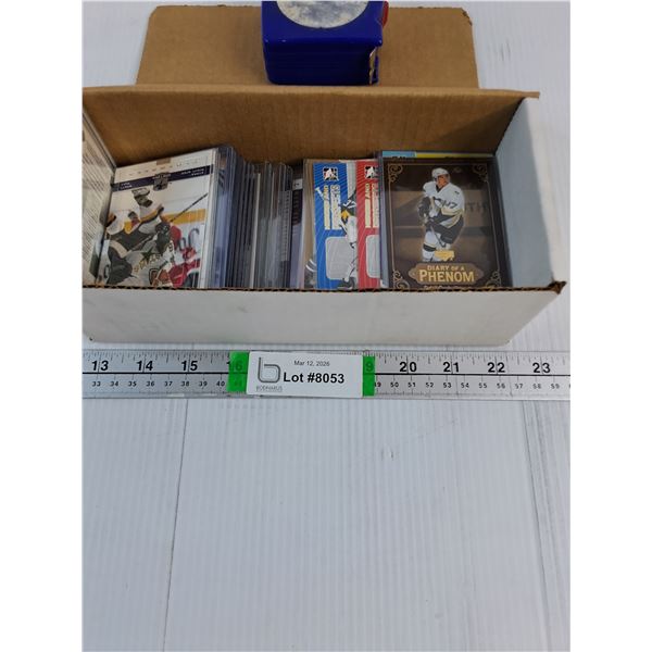 Box of Assorted Hockey Player Cards-not all are pictured