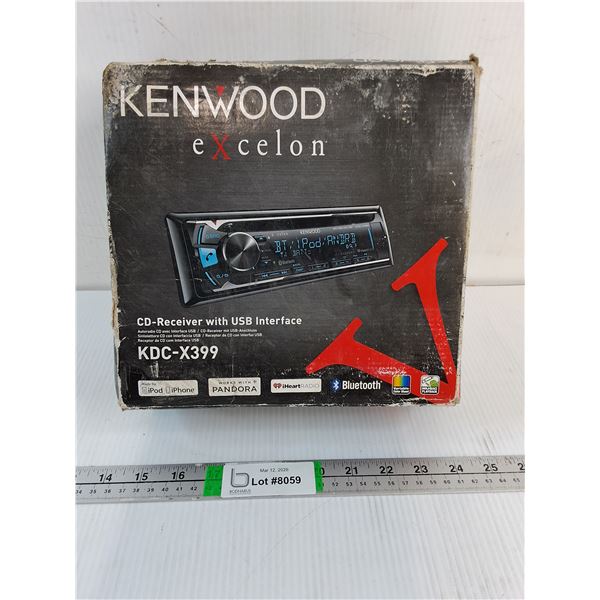 Vintage Kenwood CD-Receiver with USB Interface-Working-Hardly Used