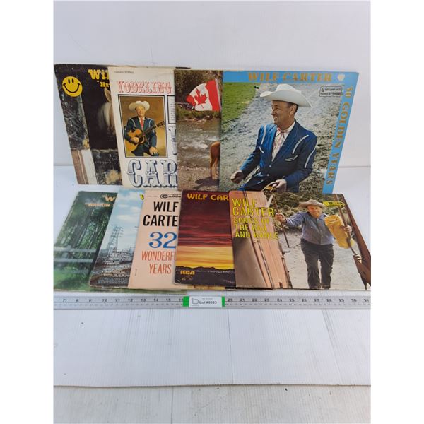 (9) Records Featuring Canadian Country Legend Wilf Carter
