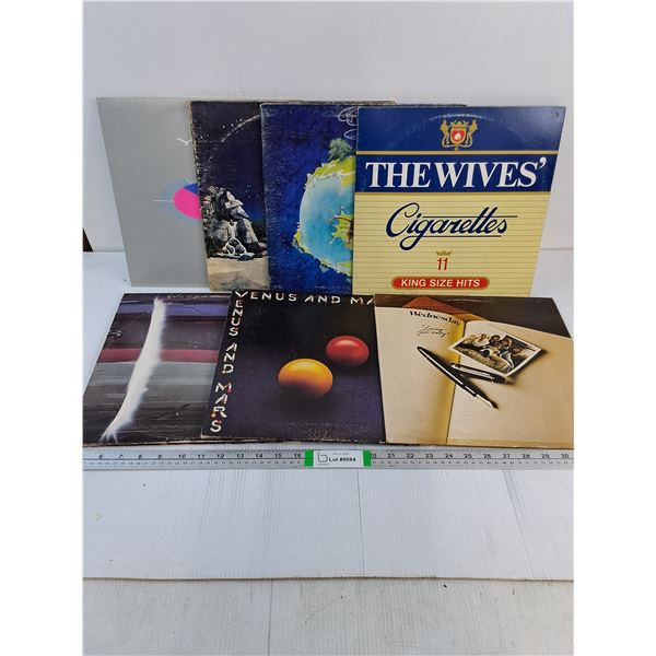 (7) Records Featuring YES(3),The Wives,Venus and Mars,Wednesday and Wings over America