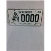 Image 2 : (1) 1980 Sample Plate The Klondike Yukon License Plate