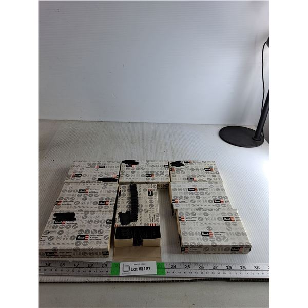 (8) Boxes of 20 pc Micro Train Railway Tracks 4.5"