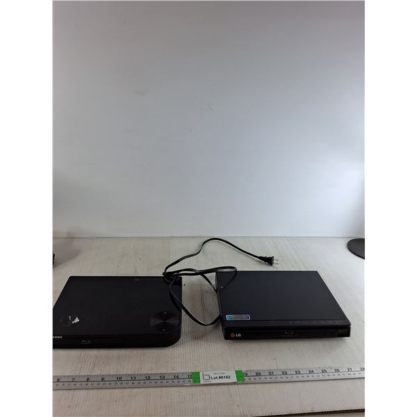 (2) Blue-Ray Players- Samsung & LG (as is)