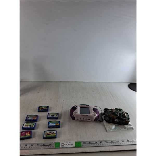 LeapFrog Leapster2 Educational Handheld Game System & Toy Tank Model