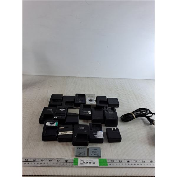 Canon Camera, Camera Battery Chargers- Canon, Sony, Lumix, Fujifilm, Olympus