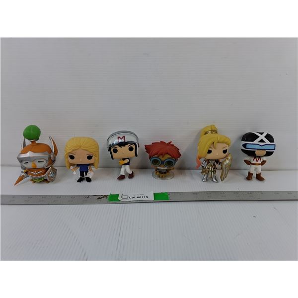 (6) One Piece Funko Pop Figurines