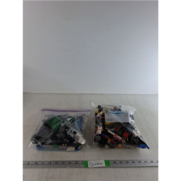 (2) Bags of Assorted Lego Pieces