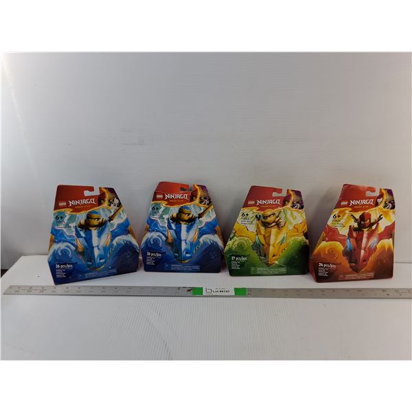 (4) Lego Ninjago Dragon's Rising Kits- Sealed
