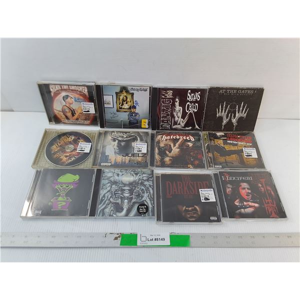 (12) CDs- Juelz Santana, Silkk the Shocker, Suicidal Tendencies, Misc.