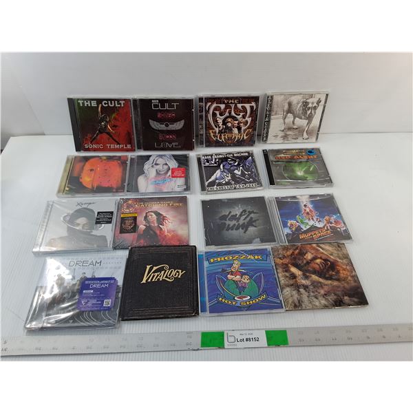 (14) CDs- The Cult, Alice in Chains, Britney Spears, Misc.