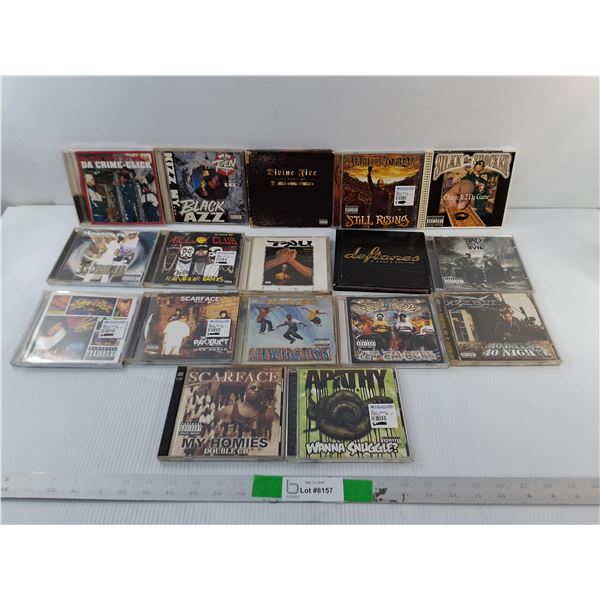 (17) Rap/Hip Hop CDs- The Killjoy Club, Scarface, Apathy, Misc.