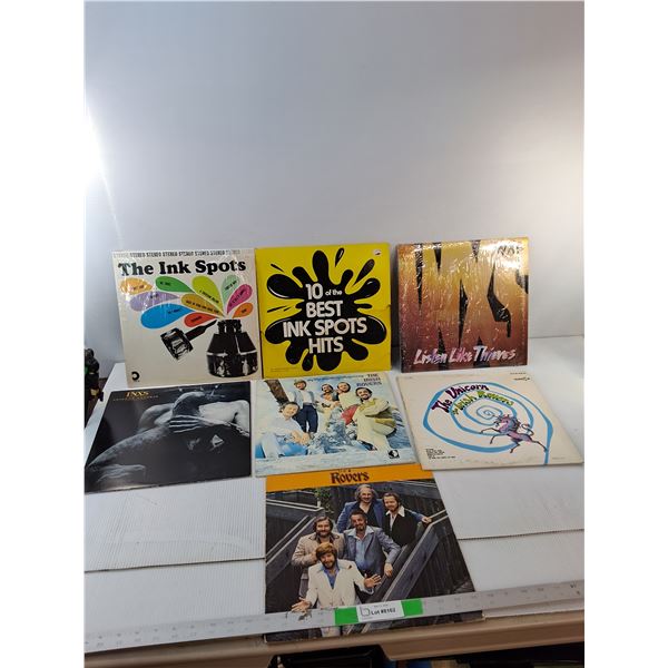 (7) Records- The Irish Rovers, INXS, The Ink Spots