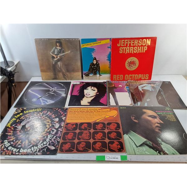 (10) Records- Jefferson Starship, Jerry Lee Lewis, Jeff Beck, Misc.