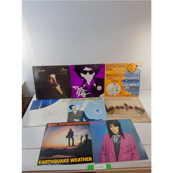 (8) Records- Joe Jackson, Joan Jett, Joe Strummer, Misc.