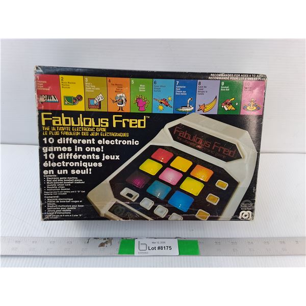 Fabulous Fred Electronic Game- As Is